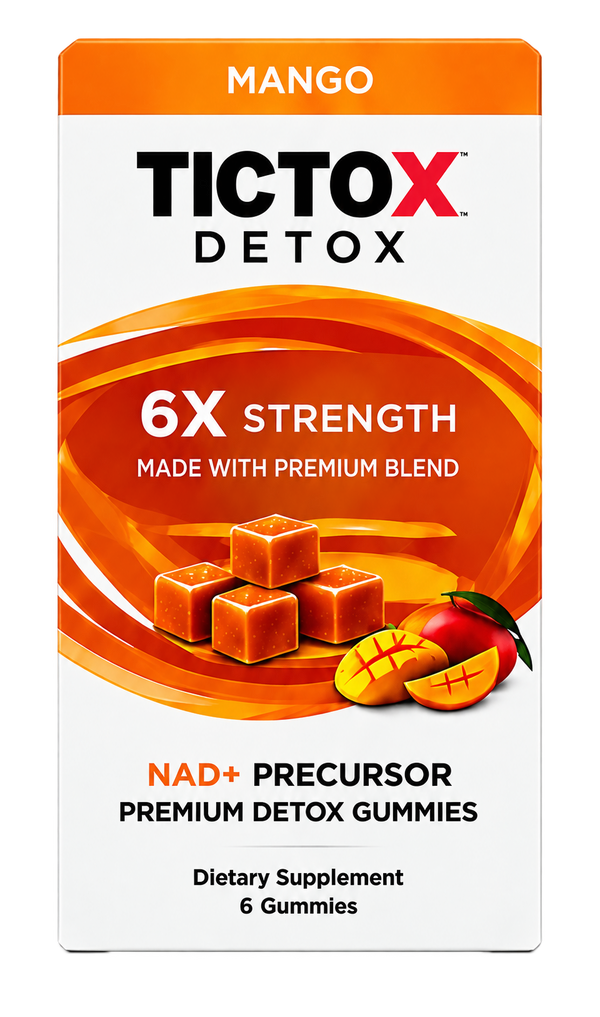 Tictox Mango Detox Gummies box